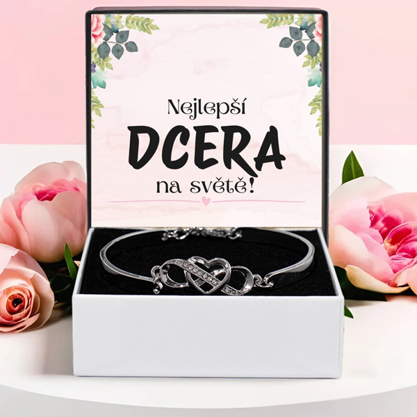 CZ KREATIVA WORLD BEST HEARTBRACELET – DAUGHTER_HEARTBRACELET_CZ